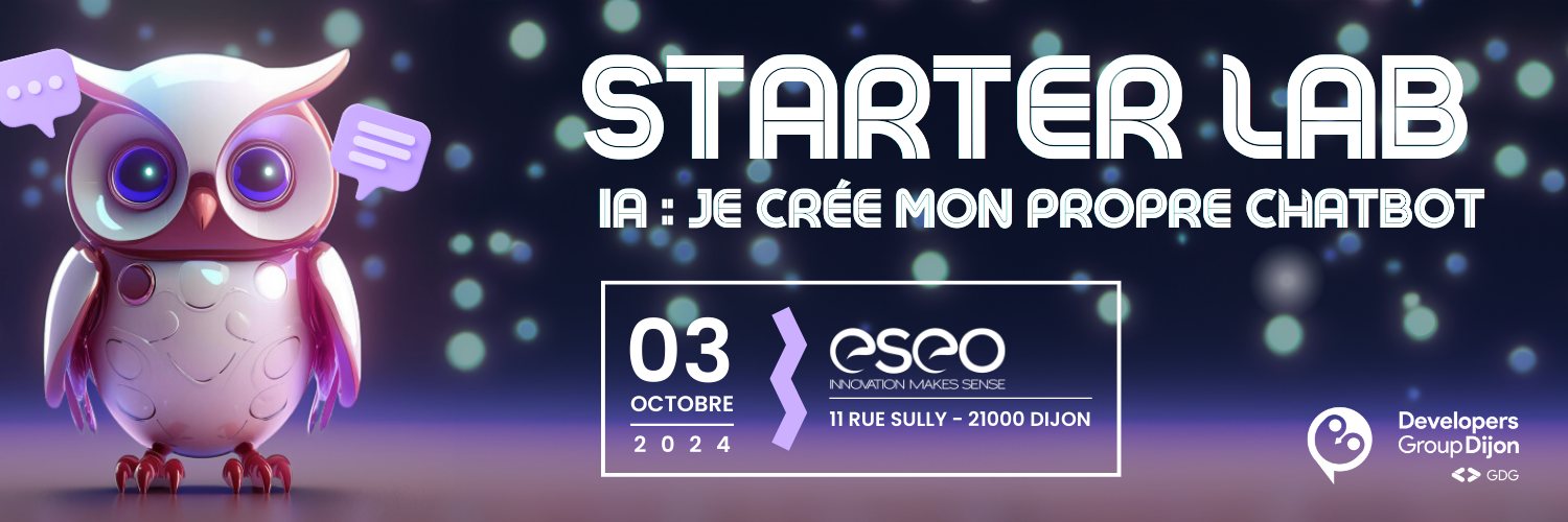 2024-10 – Starter Lab LLM et Chatbot – Developers Group Dijon