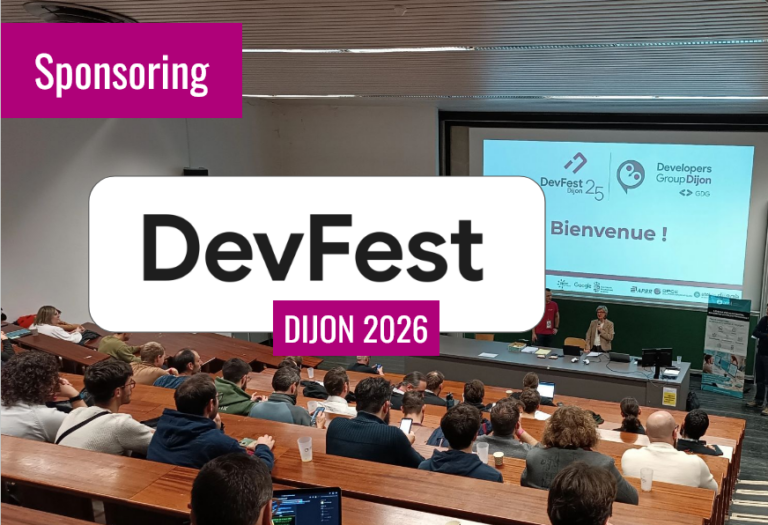 Lire la suite à propos de l’article Sponsoring DevFest Dijon 2026