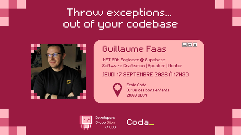 Lire la suite à propos de l’article Throw exceptions… out of your codebase